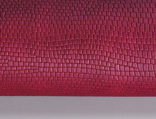 Polyurethane coated leather fabric