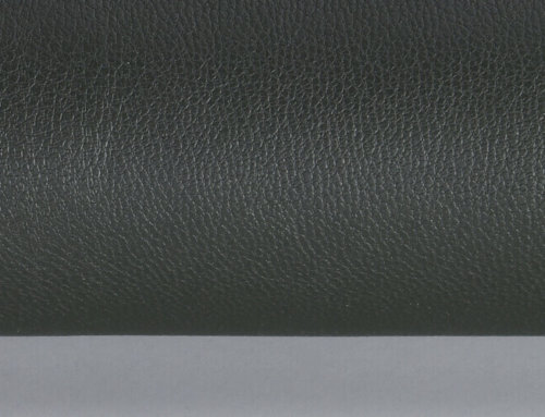 soft black leather fabric