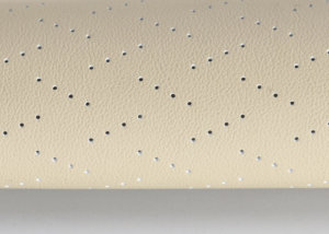 automotive microfiber synthetic leather fabric perforated