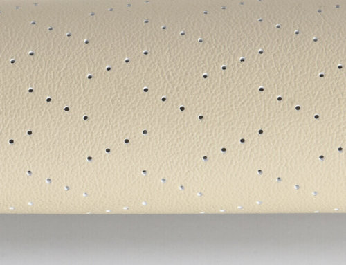 Automotive microfiber synthetic leather perforated fabric