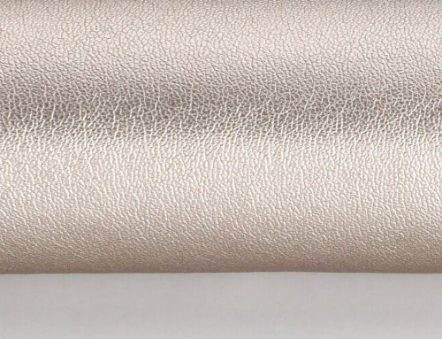 Metallic PU imitation leather fabric